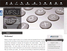 Tablet Screenshot of mfsjcpa.com